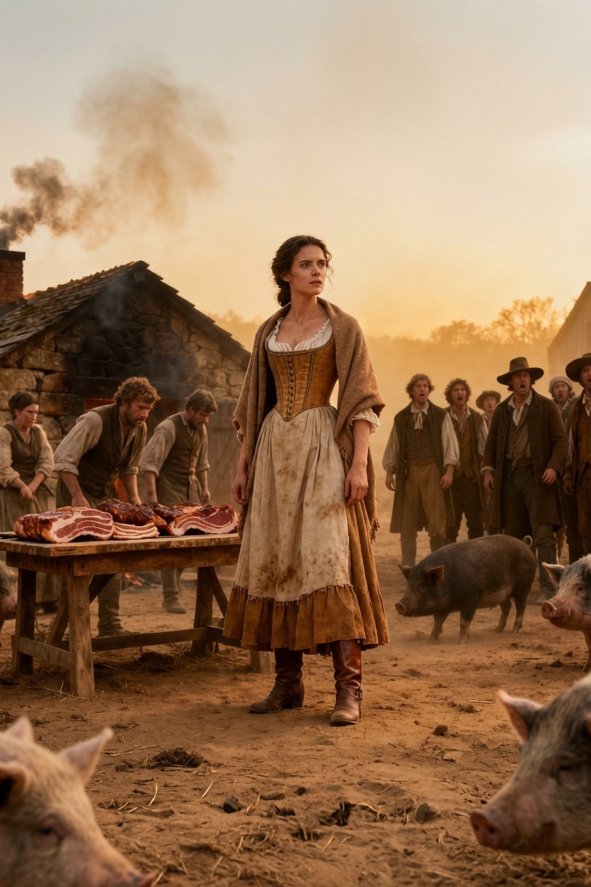 She Bought 45 Old Sows No One Wanted — Months Later Her Smokehouse Drew Crowds Daily
