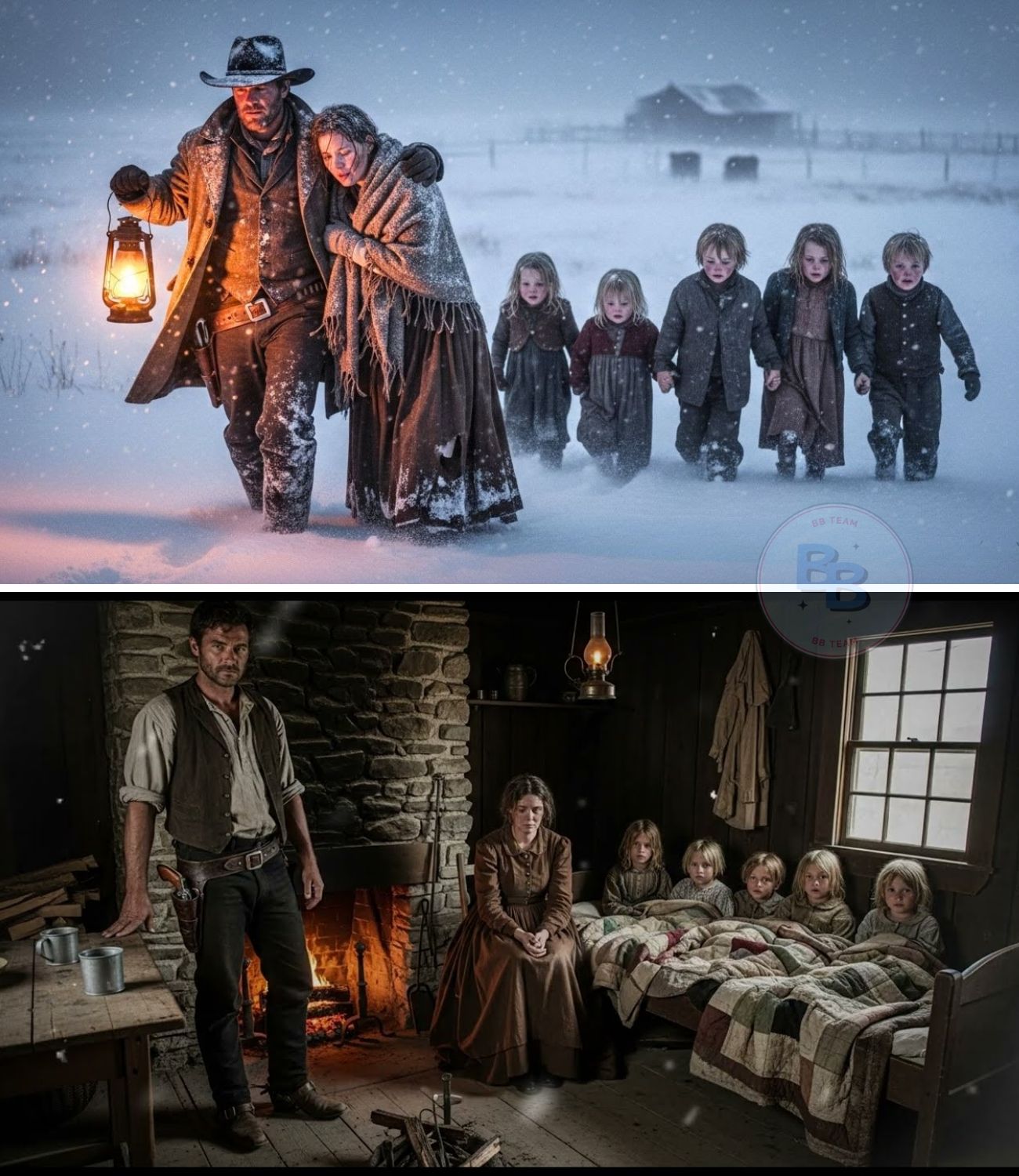 A Poor Rancher Found A Starving Widow And Her 5 Children In The Snow- And His Actions Saved Them All