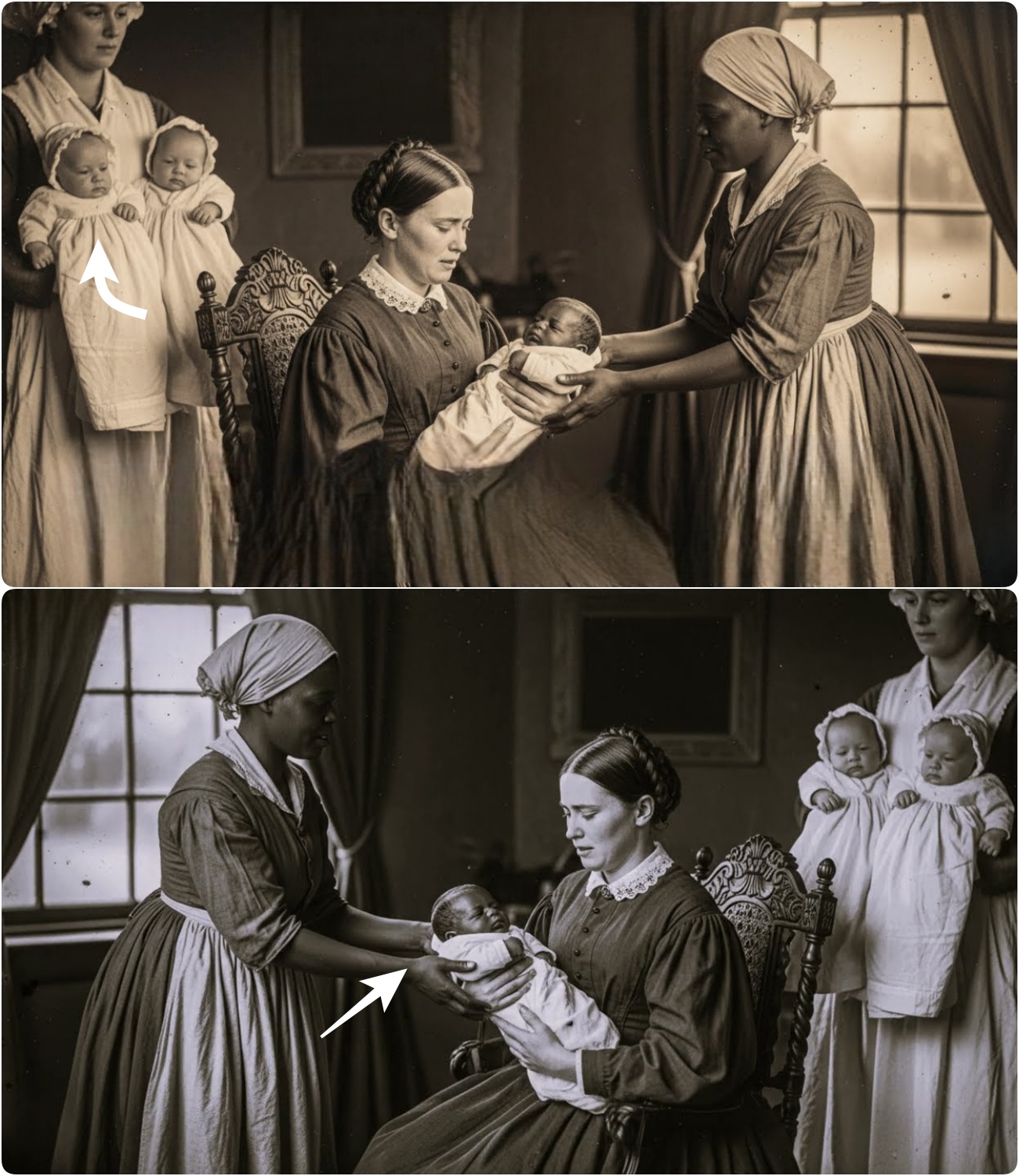 Plantation Wife Had TRIPLETS and Ordered Slave to Hide the DARKEST One | 1802, Virginia