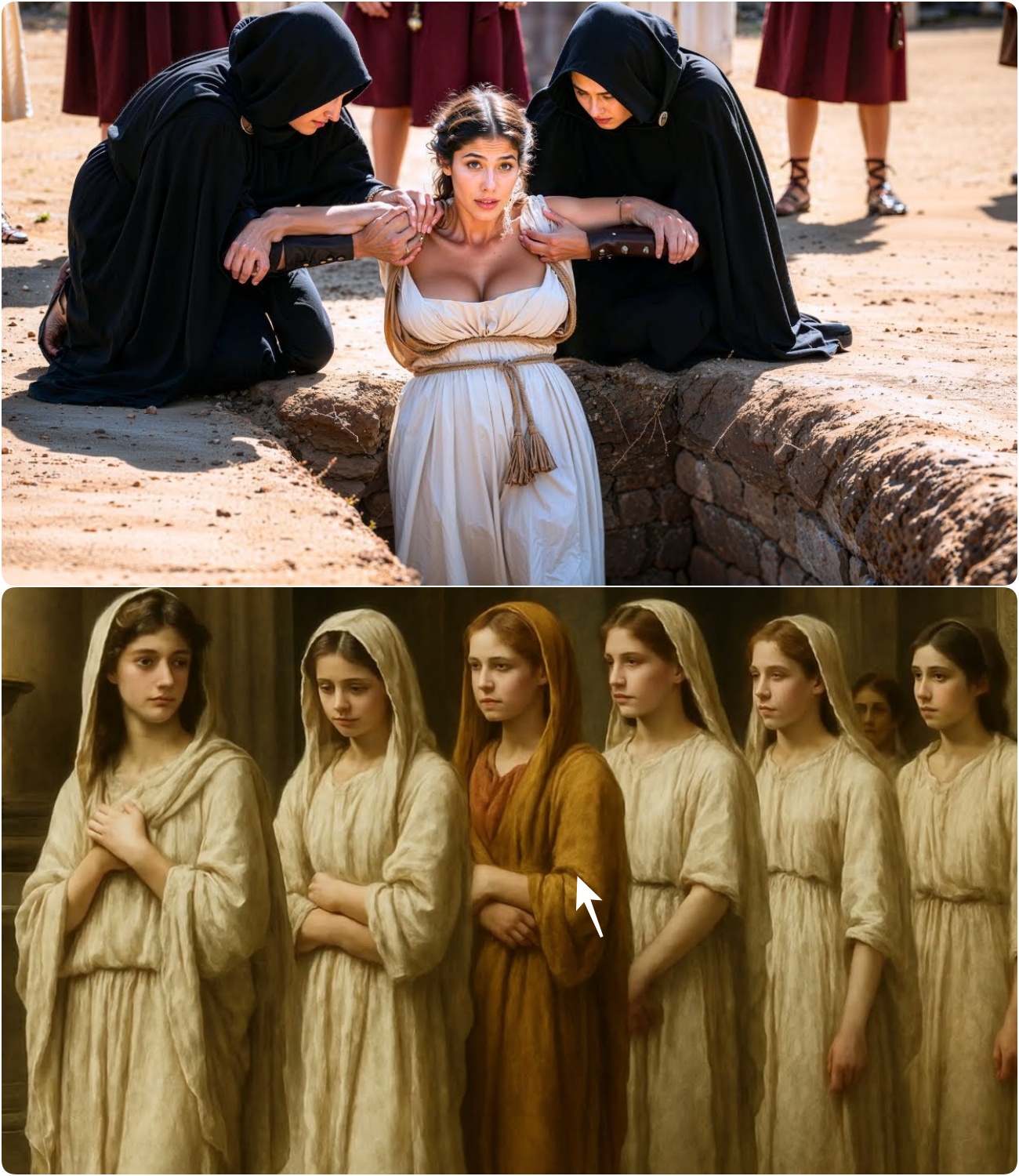 These were three of the most horrific punishments ever inflicted on virtuous virgins in ancient Rome, even for minor transgressions.
