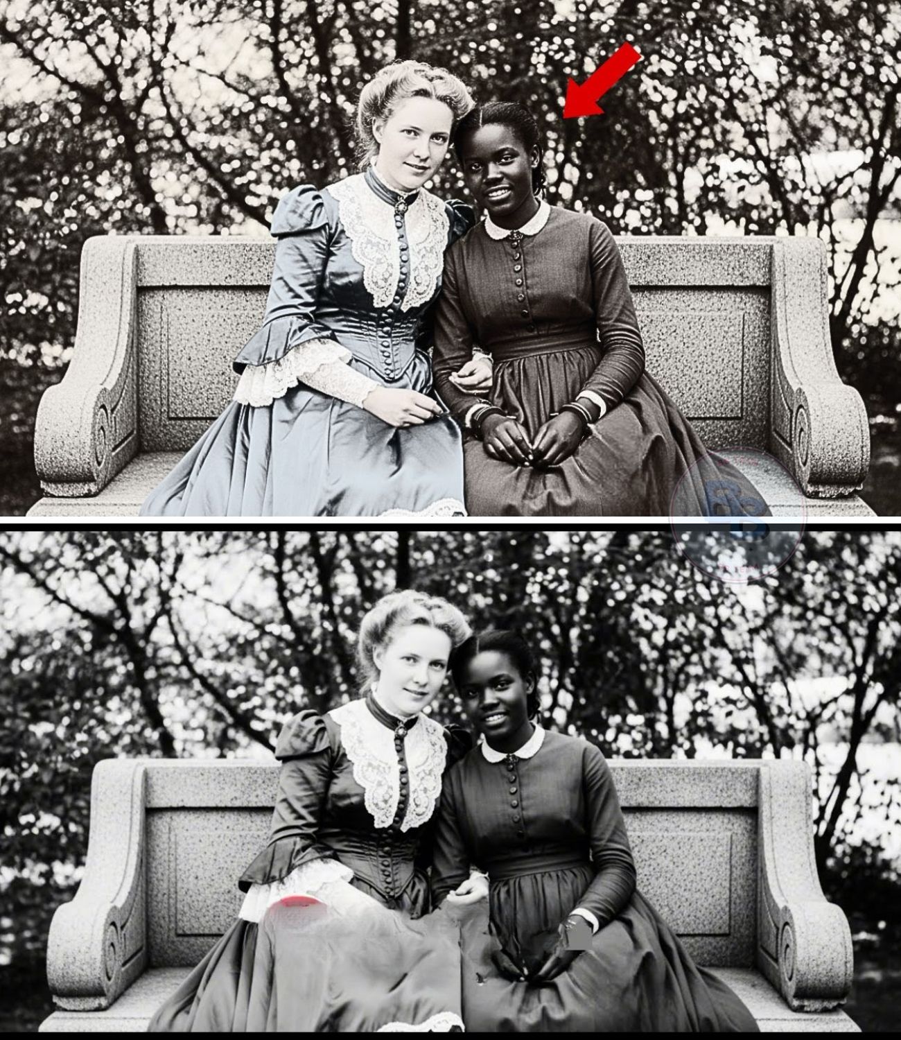 This 1879 photo seems sweet — until experts discover something disturbing about the enslaved young