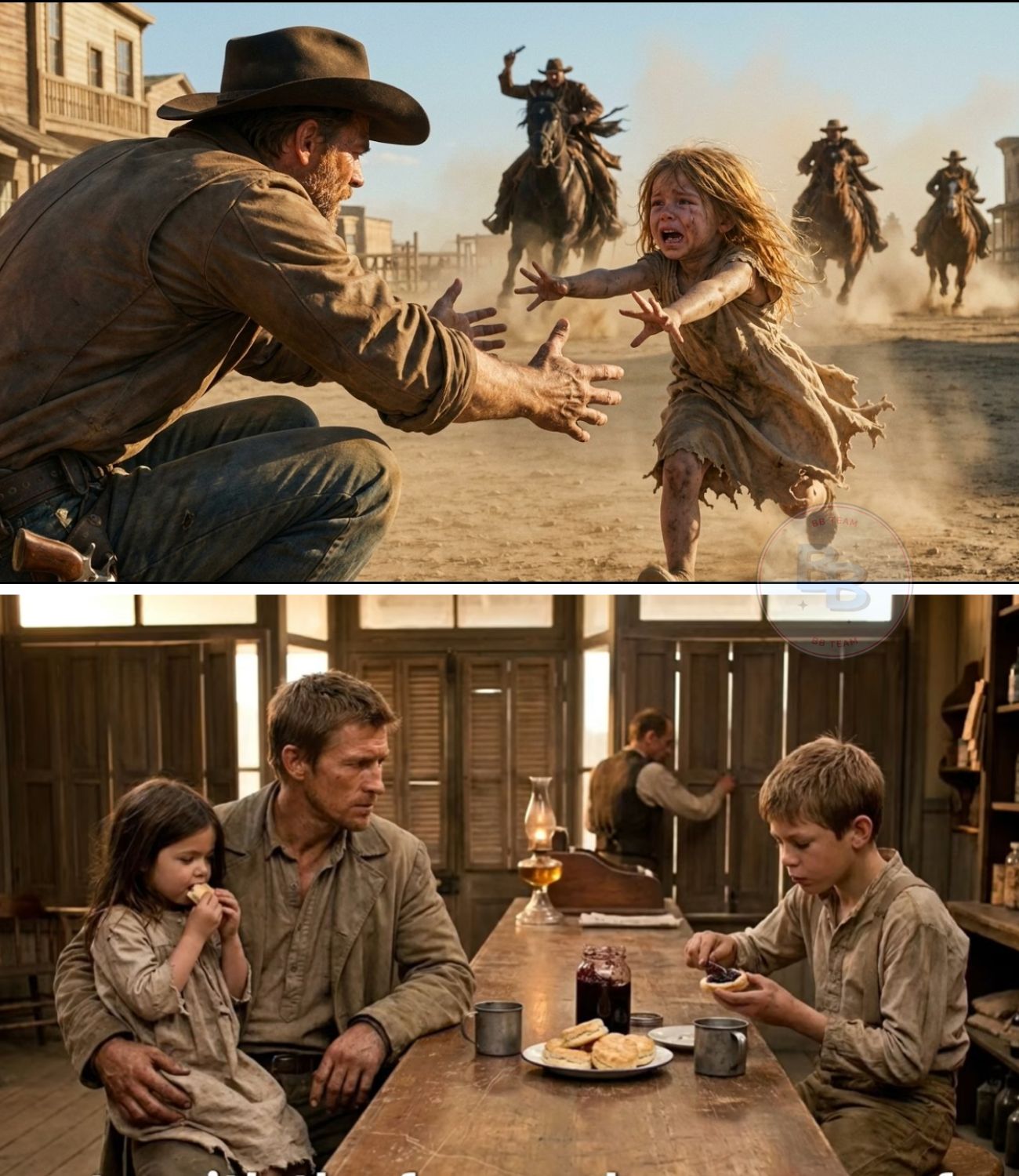 A Terrified Little Girl Ran Into A Cowboy’s Arms — Then The Riders Arrived44