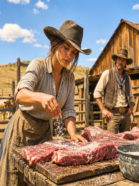 He Wanted a Wife to Salt the Beef — She Turned His Dying Cattle Ranch Into the Largest in the Territ