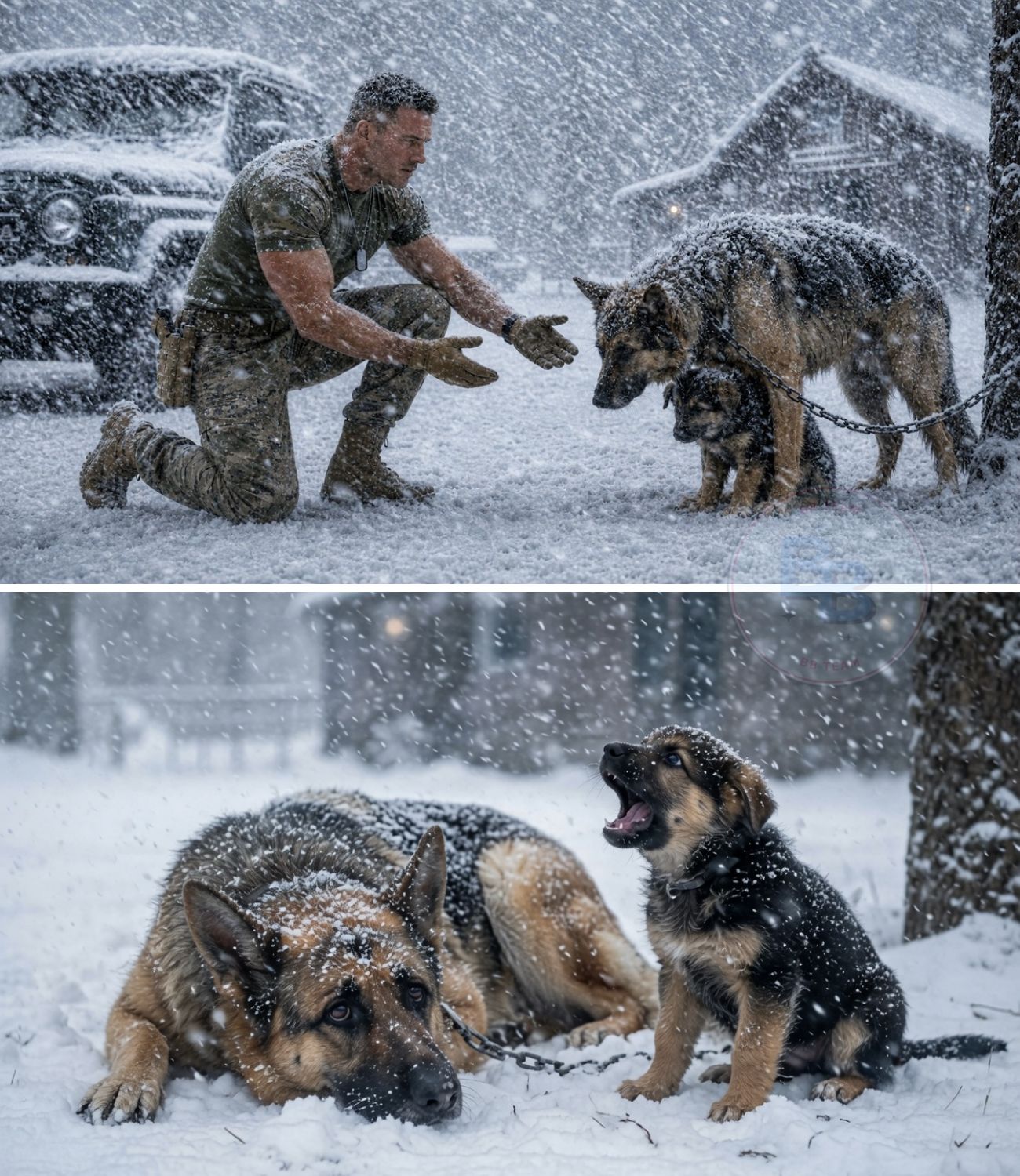 He Returned After 5 Years—His K9 Was Begging to Save Her Puppy