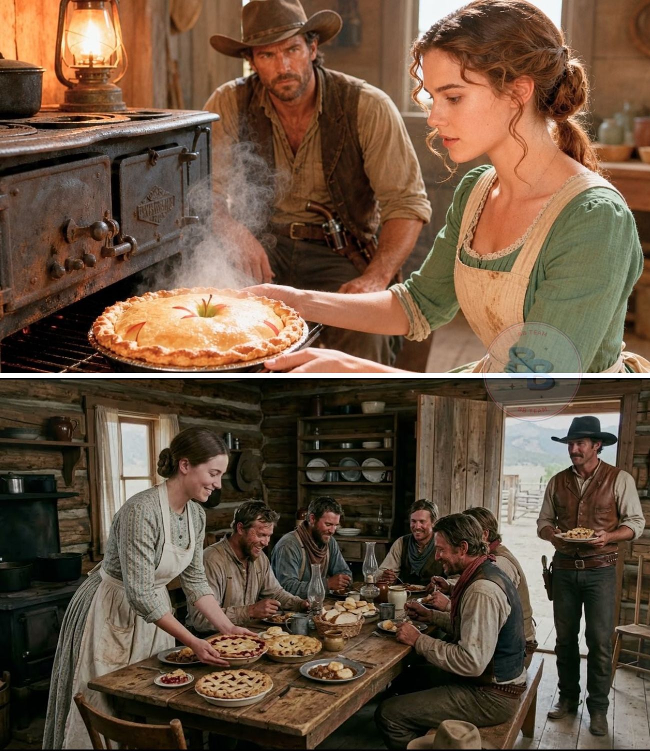 The Rich Cowboy Hired a Poor Kitchen Girl — One Pie Made Him Fall for Her