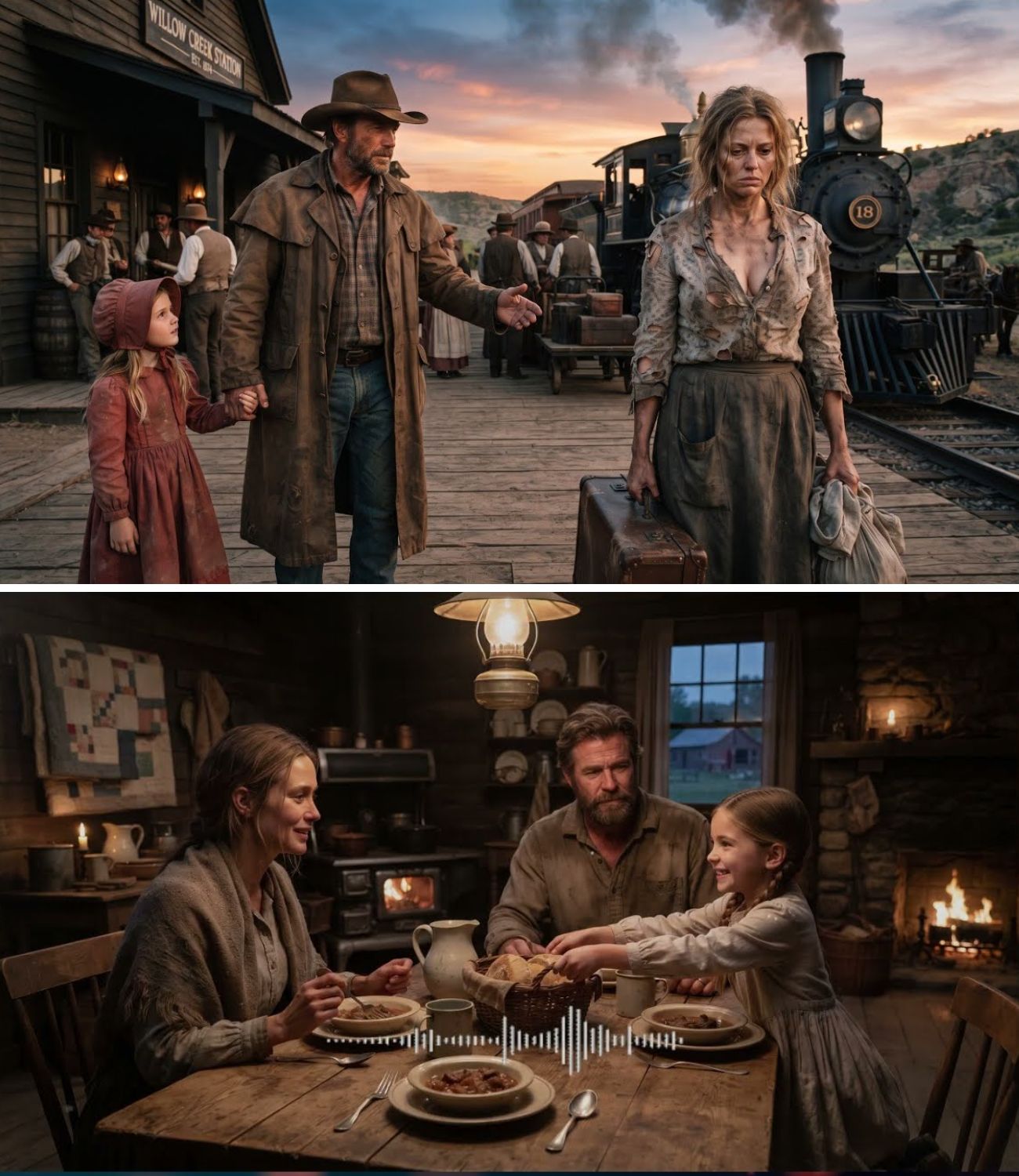 She Had Lost All Hope at the Station—Then a Rancher and His Little Girl Gave Her a New Beginning
