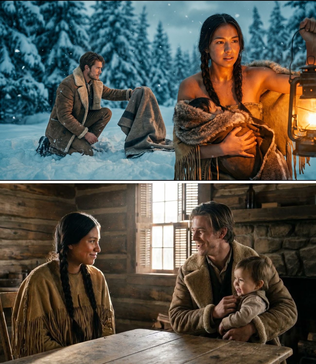 He Carried a Freezing Apache Mother and Baby Through the Blizzard — Her Tribe Rode for Him at Dawn