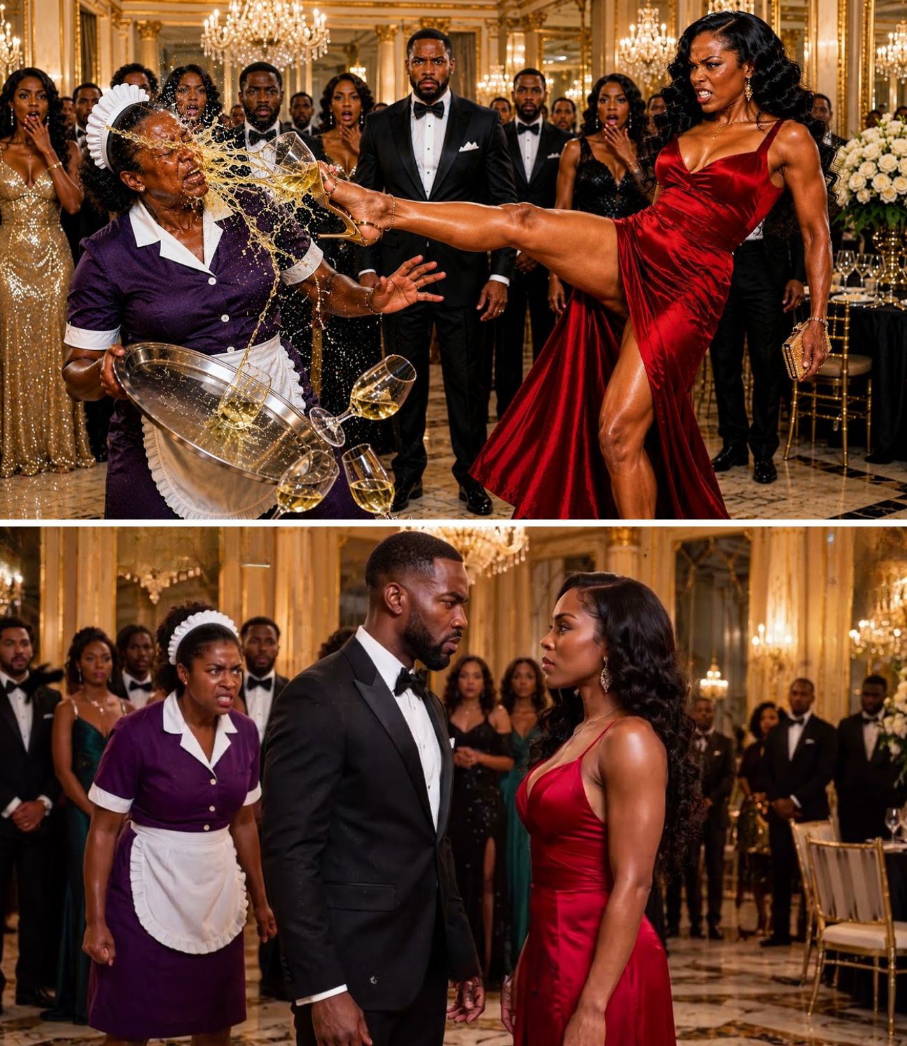 The Billionaire’s Fiancée Kicked the Maid… But She Never Expected What Happened Next