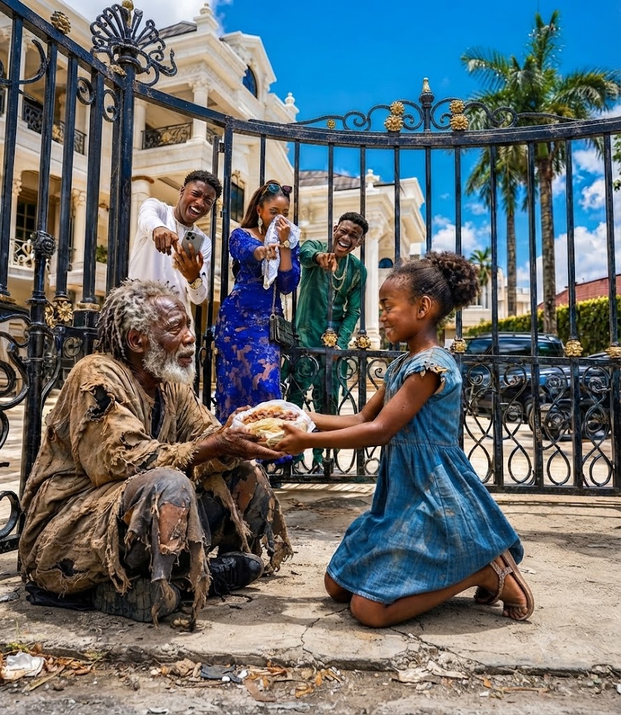 A Billionaire Disguised Himself As A Beggar To See Which Of His Children Would Feed Him, Only The…
