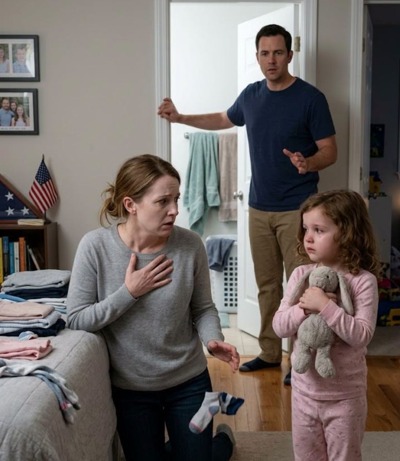 My 5-Year-Old Daughter Started Going Silent After Bath Time With My Husband. Then She Whispered One Sentence That Made Me Stop Breathing.