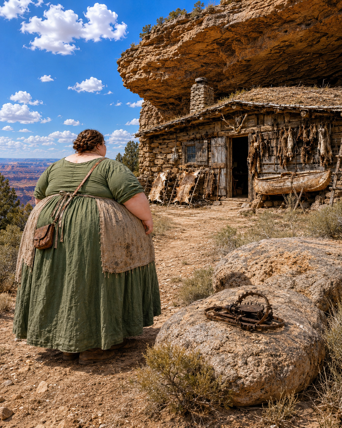 Cast Out With Nothing, She Bought a Trapper’s Lodge for $3—Then She Found What He Left Behind