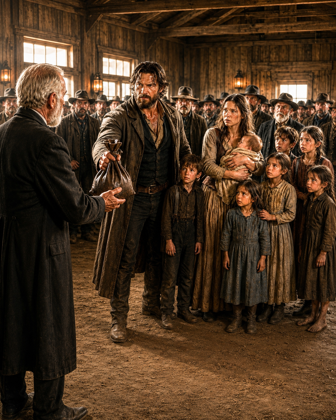 “I’ll Take Her and All 7 Children” — The Mountain Man’s Choice Shocked the Entire West