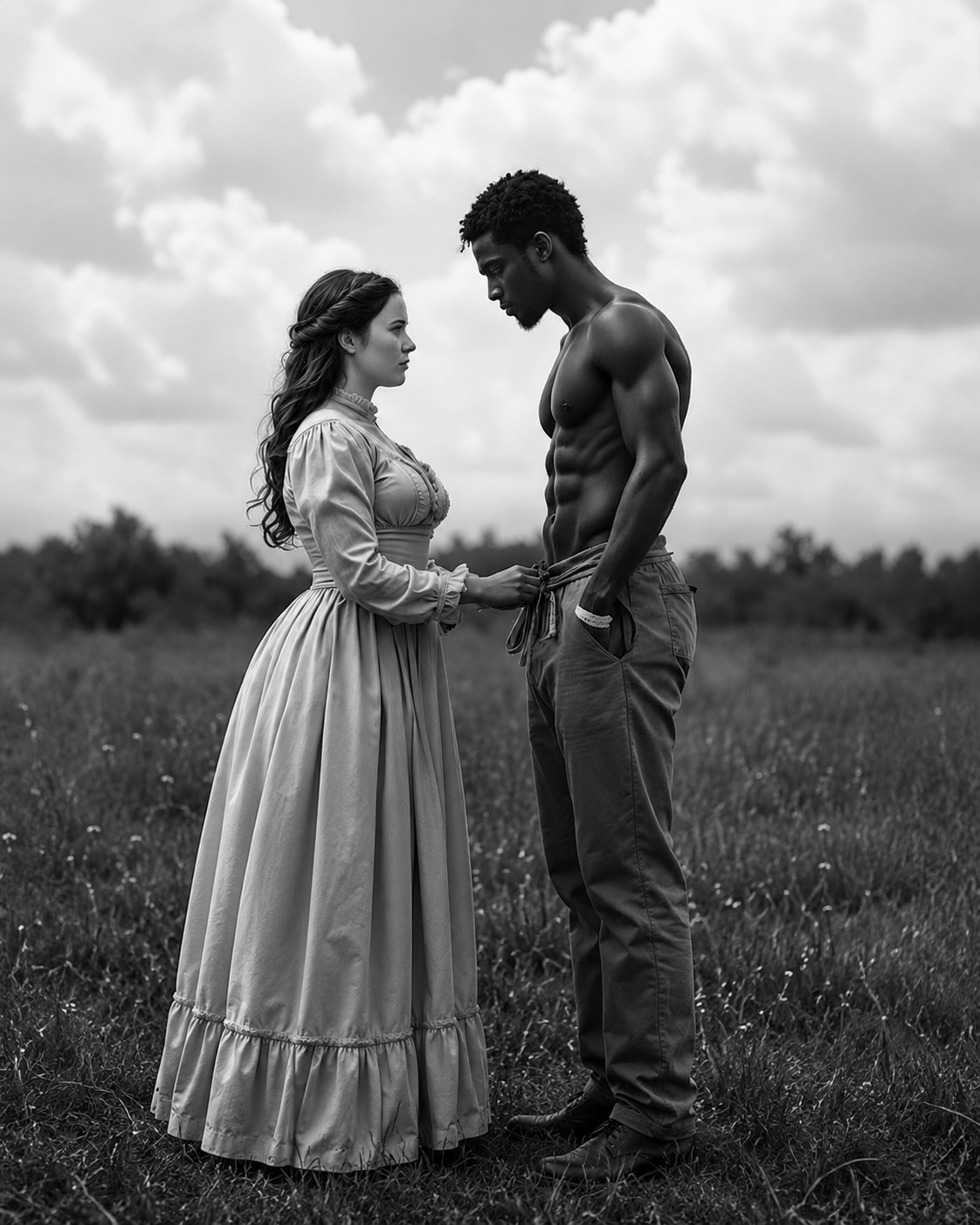 The mistress heard that the slave had a “large piece of wood.” The colonel couldn’t handle it, so…
