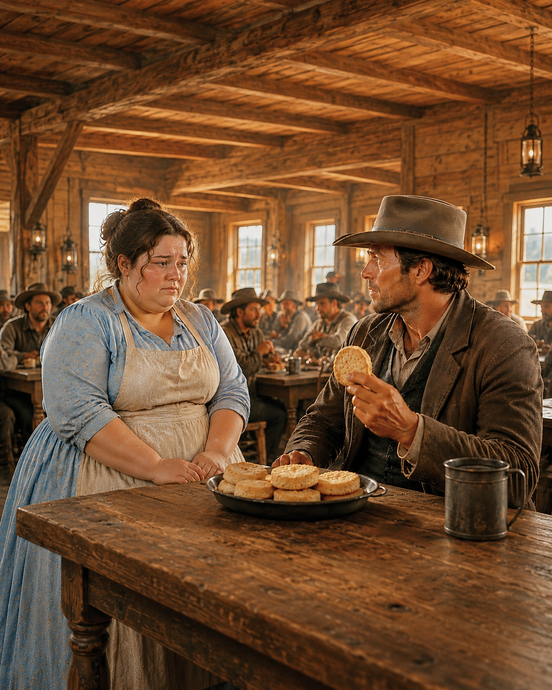“Who Baked These Biscuits?” the Cowboy Asked—Then He Chose the Woman Everyone Ignored