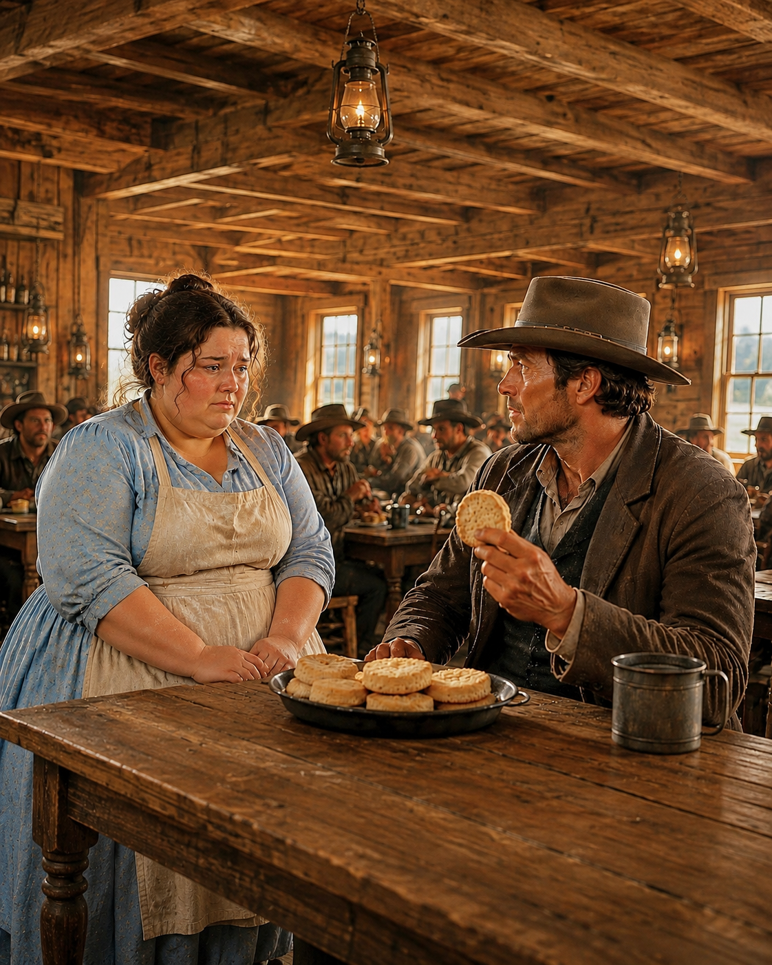 “Who Baked These Biscuits?” the Cowboy Asked—Then He Chose the Woman Everyone Ignored