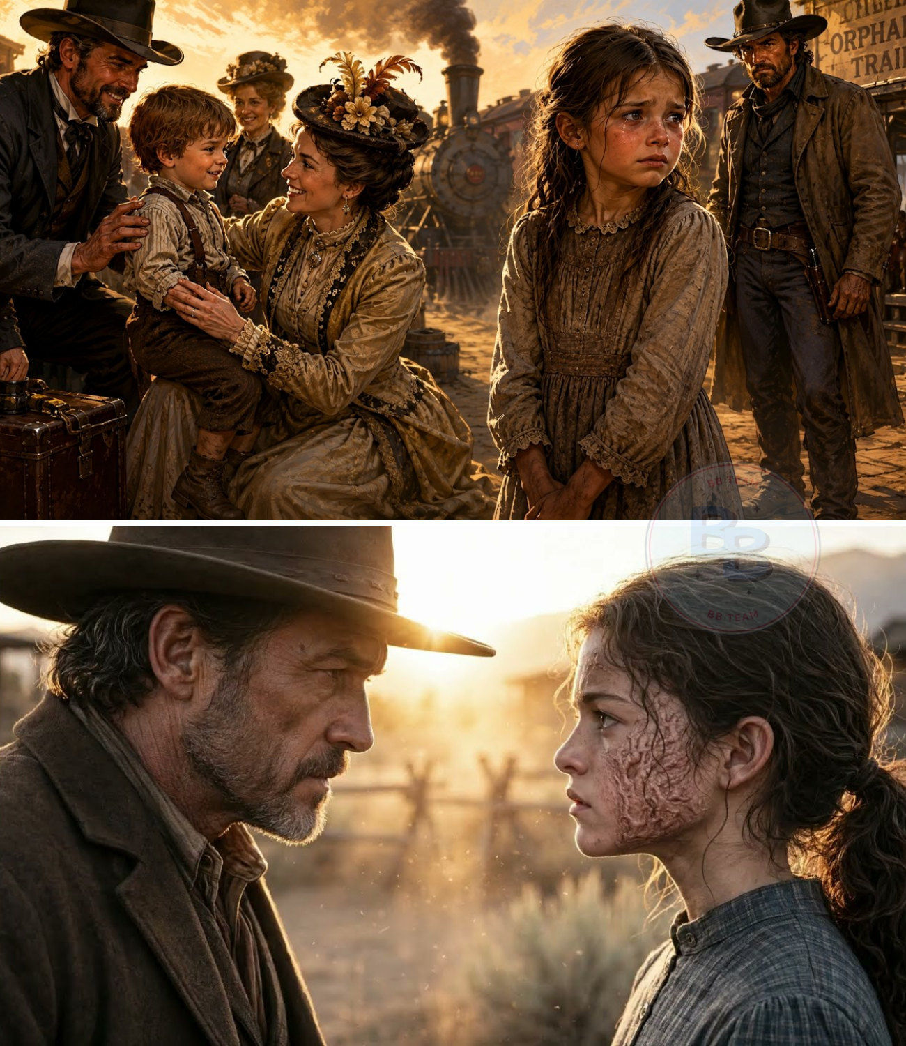 Everyone Came for the Little Boy—Until One Cowboy Chose the Girl Nobody Wanted”