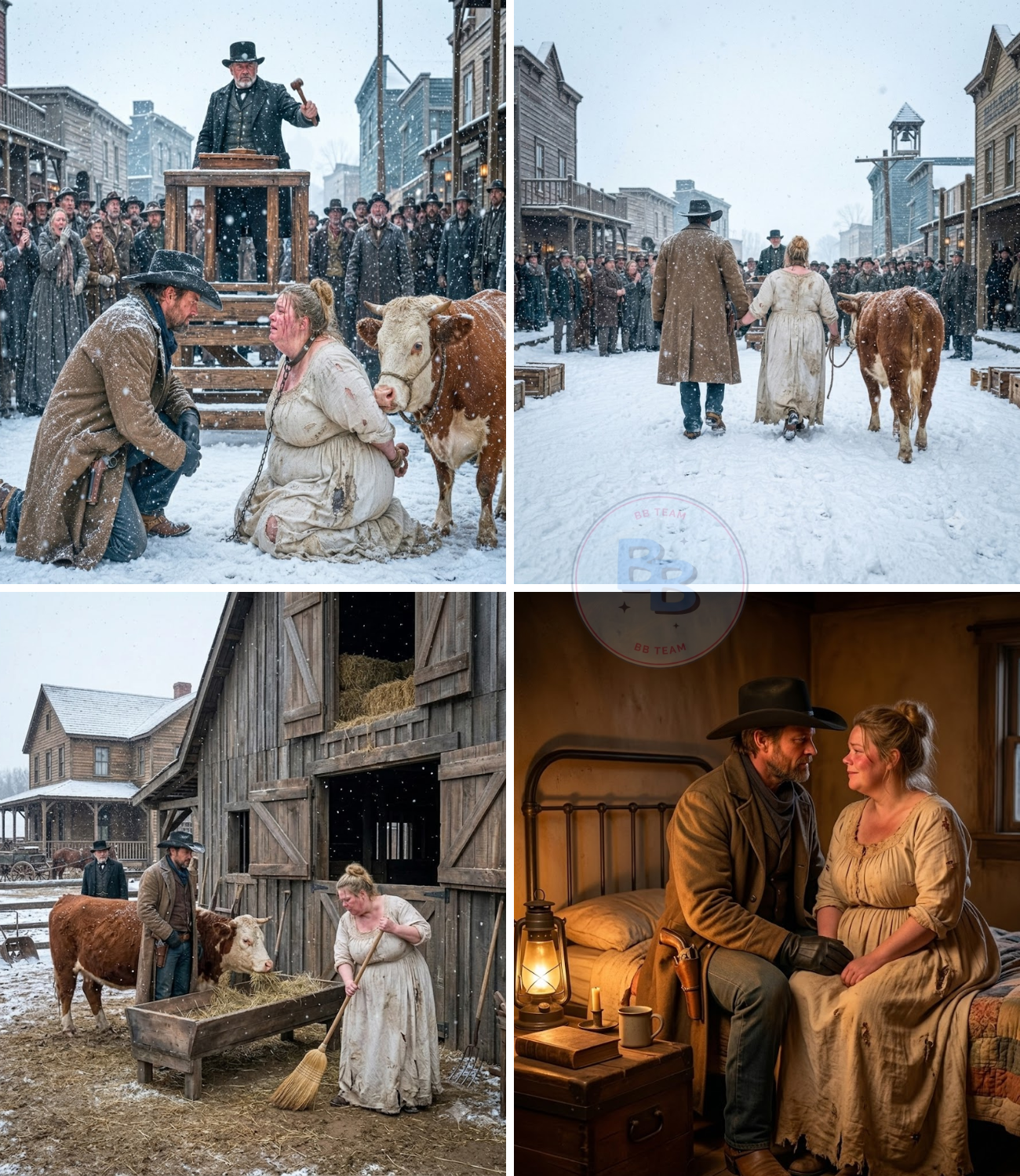 A Cowboy Offered Cash for the Cow—Then the Virgin Obese Begged,”Please, I can do something a cow can’t…”