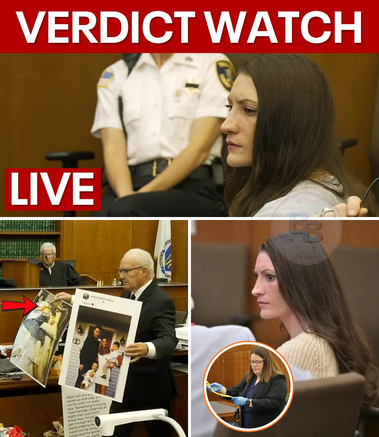 Lindsay  Clancy Jury Sends Out Clue (Trial Day 23)