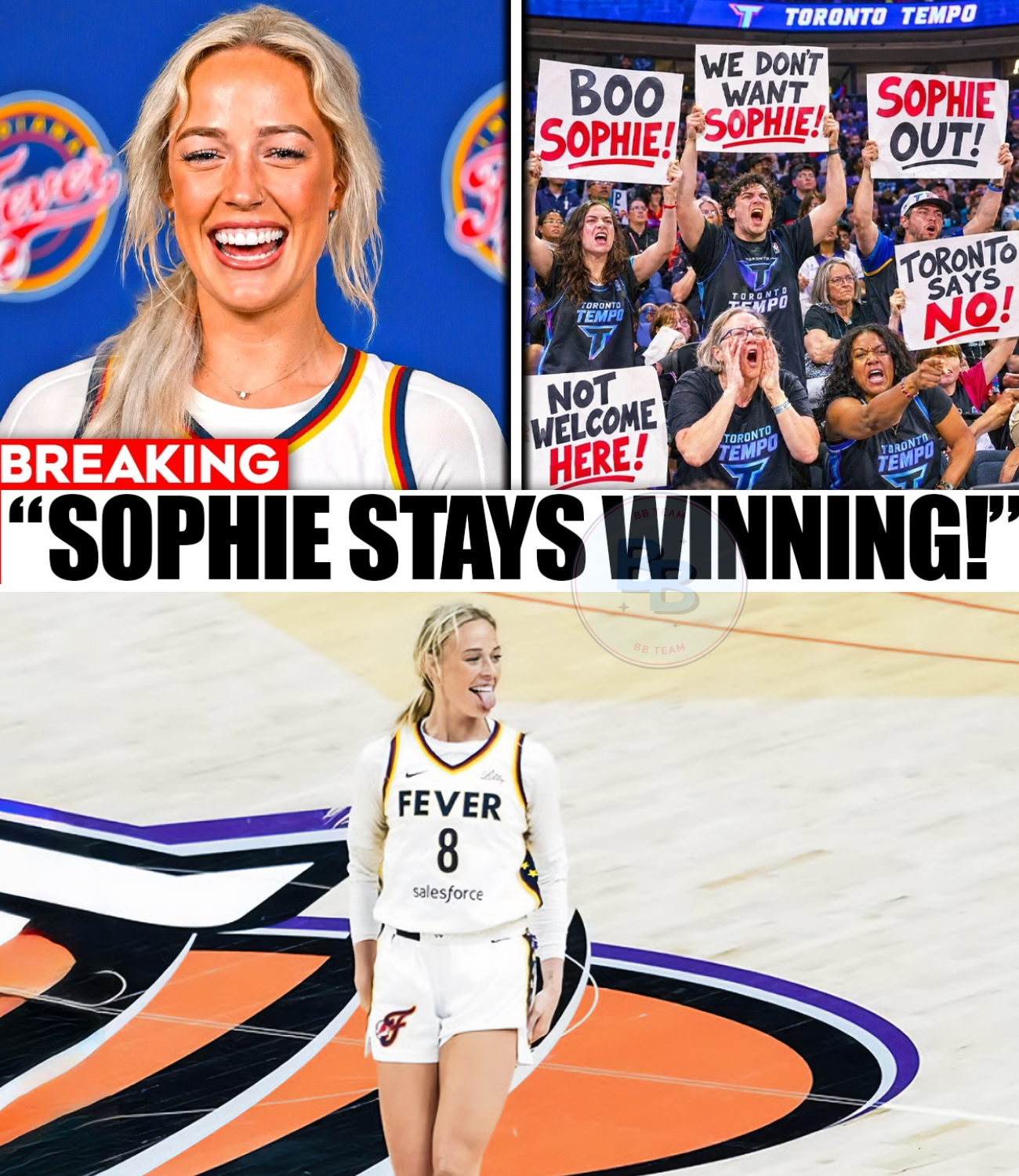 WNBA ERUPTS After Sophie Cunningham SAID THIS About Fans Boo’s In Canada After SILENCING Them!