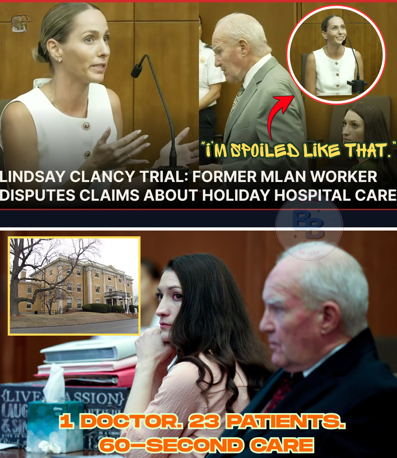 Lindsay Clancy Trial:  “I’m spoiled like that.” Former MLAN Therapist Challenges Hospital Care Testimony.