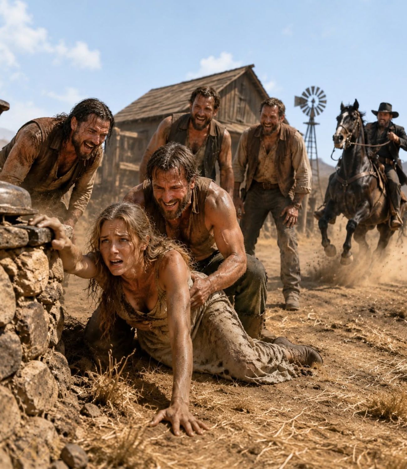 Six Times Every Day, Three Ruthless Brothers Broke a Widow Piece by Piece—Until Her Gunslinger Brother Came Riding Home
