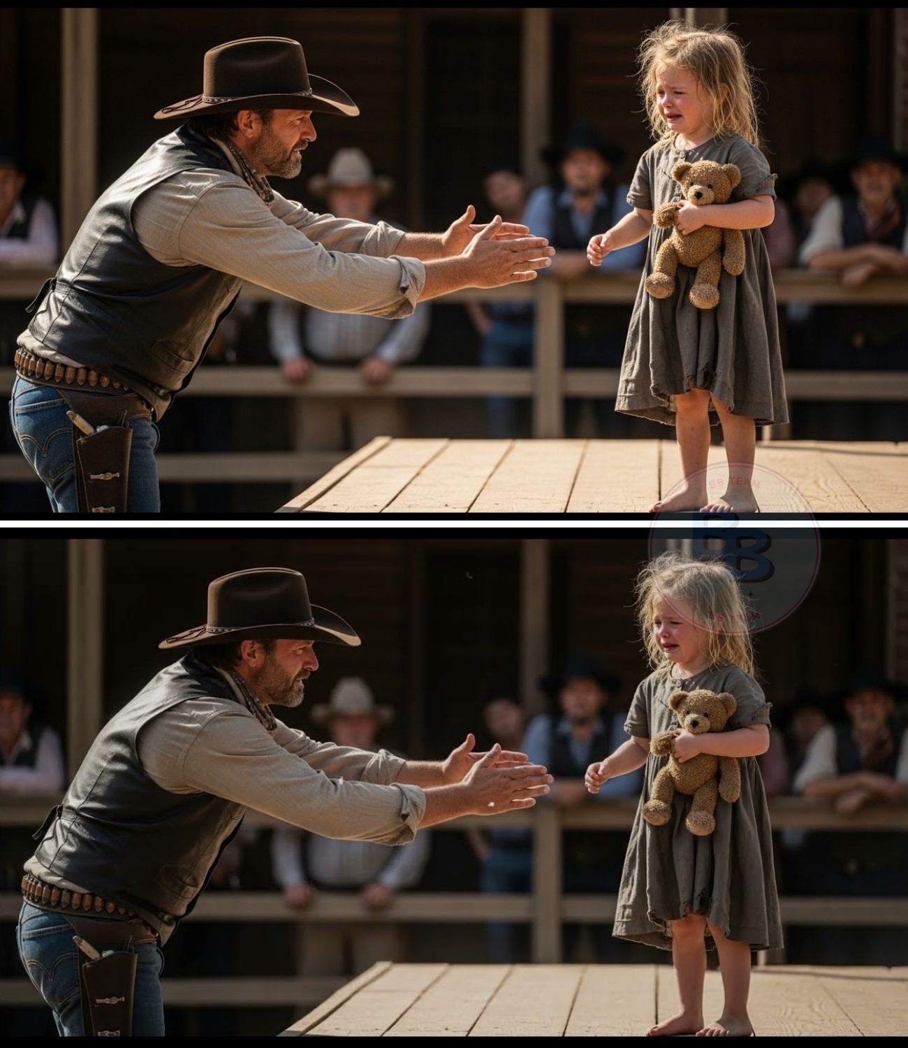 “Nobody Wants Me,” She Sobbed—Until a Rich Cowboy Stepped Onto the Auction Stage