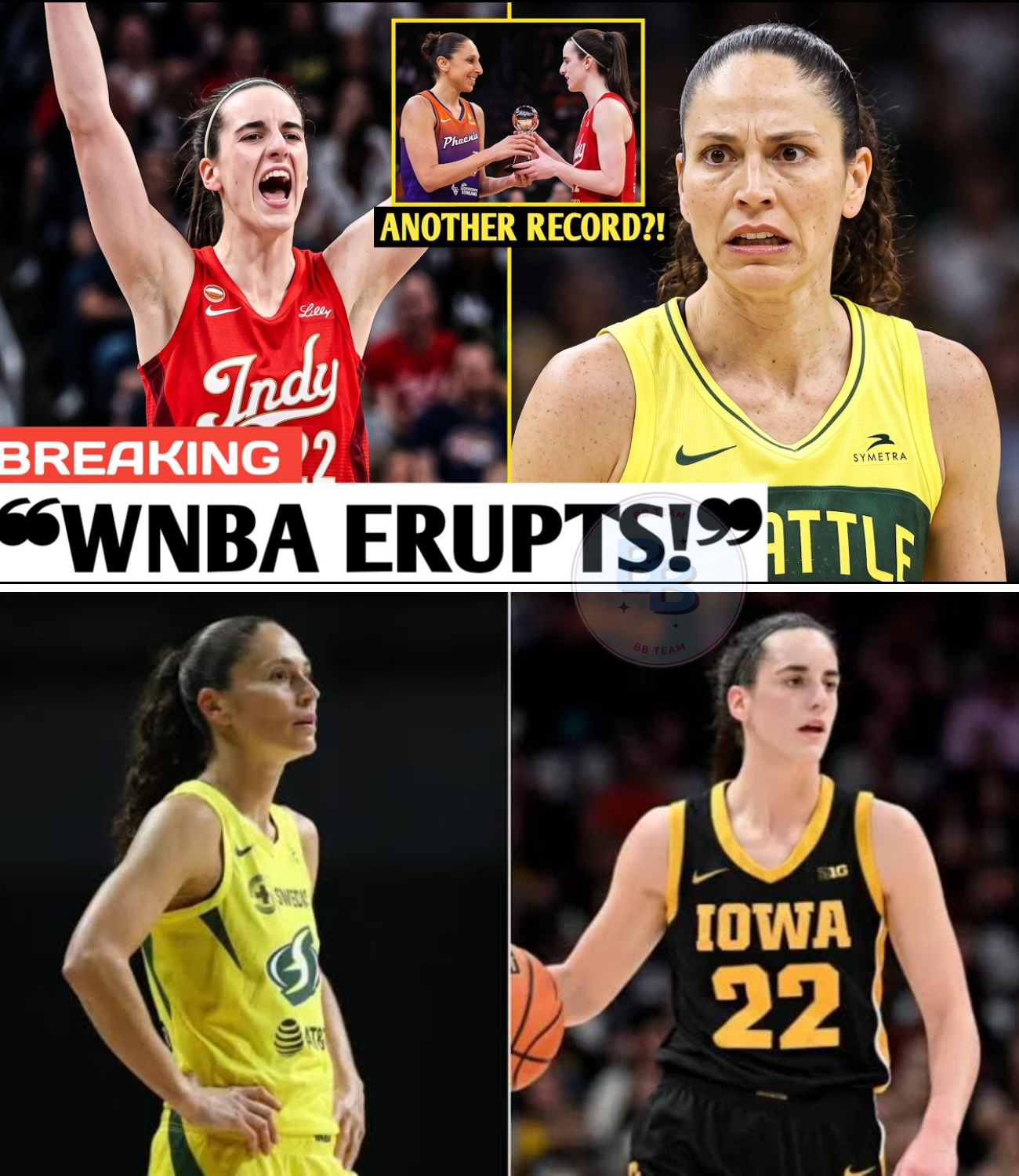 BREAKING: CAITLIN CLARK SETS ANOTHER WNBA RECORD — SUE BIRD ERUPTS AFTER TAURASI PRAISE!