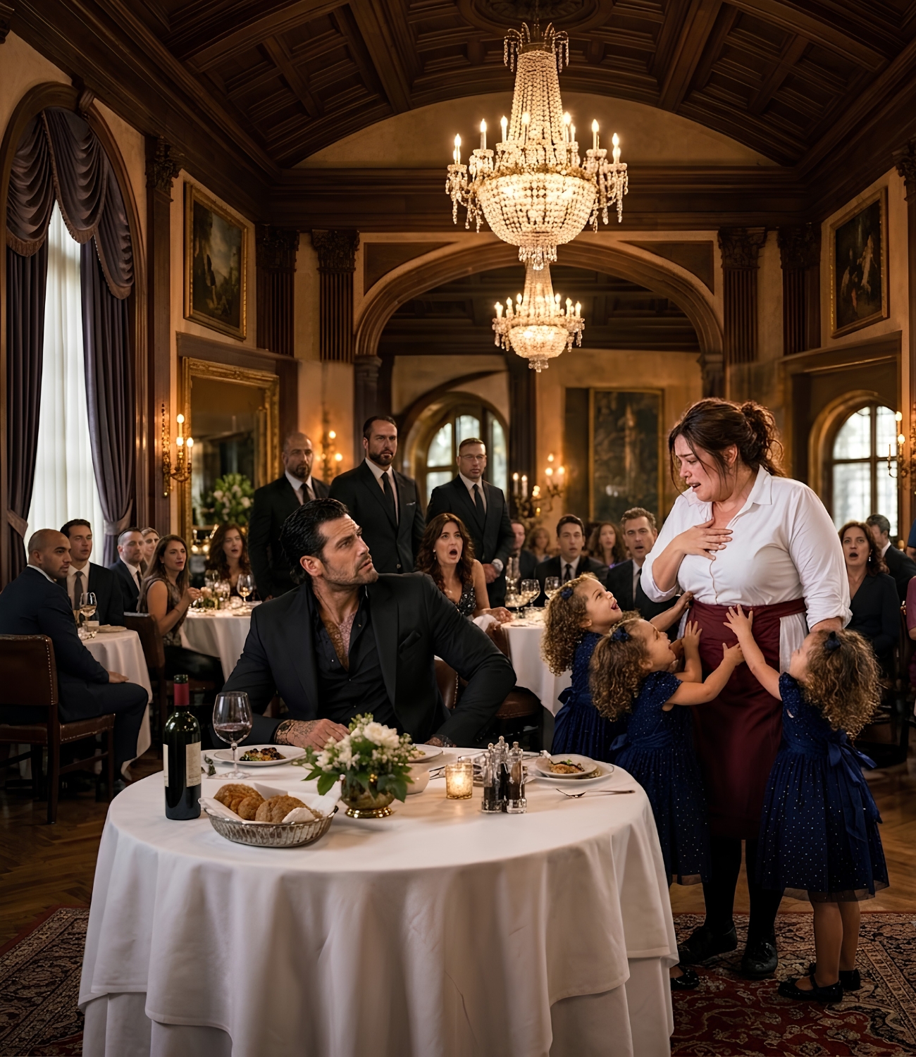 “They Never Speak” — The Plus-Size Waitress Who Made a Mafia Don’s Triplets Say Their First Word