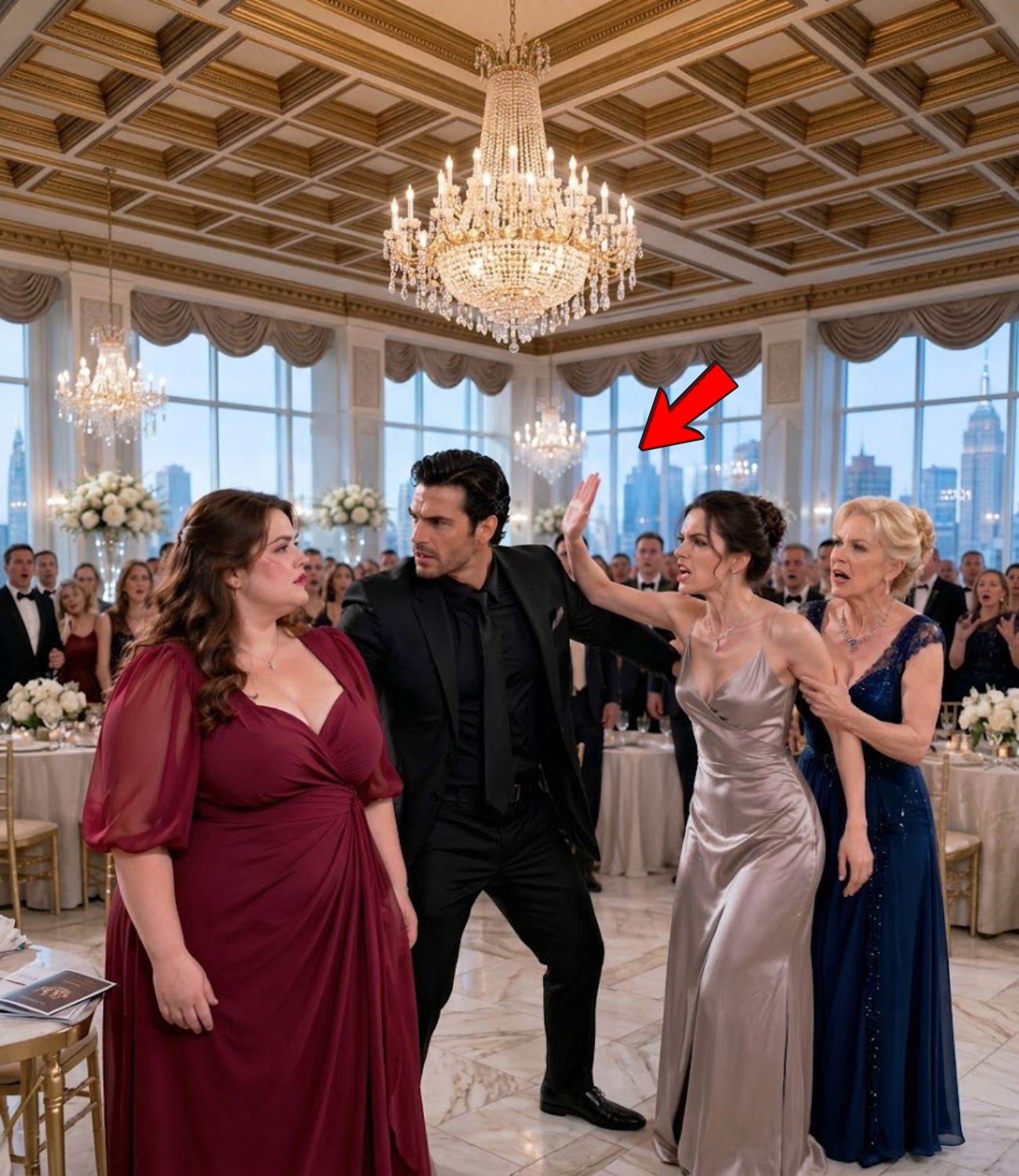 His Fiancée Slapped the Plus-Size Woman… Then the Mafia Boss Made an Unthinkable Choice 