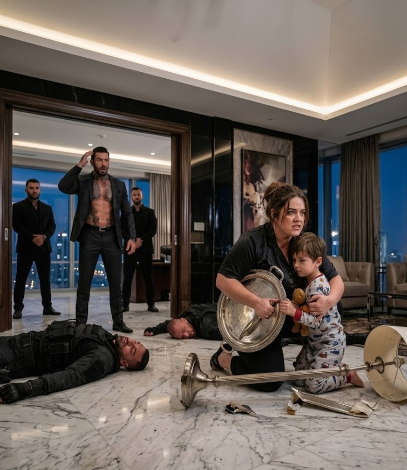 The Mafia Boss Said No Woman Could Guard His Son — The Clumsy Girl Proved Him Wrong in One Night 