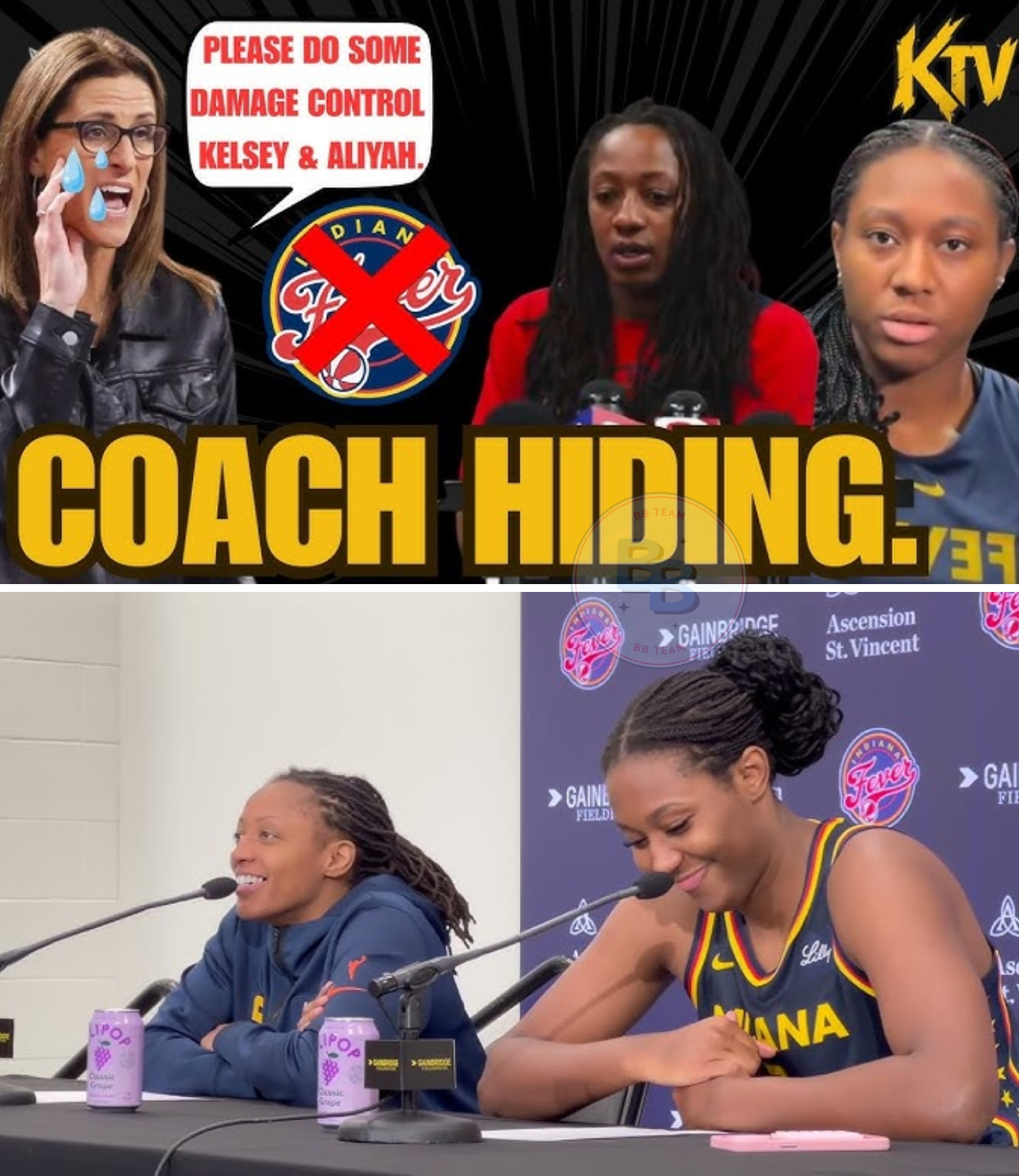 WOW! Stephanie White SCARED HIDING from MEDIA! Aliyah Boston & Kelsey Mitchell BLAST FANS for BOO’s