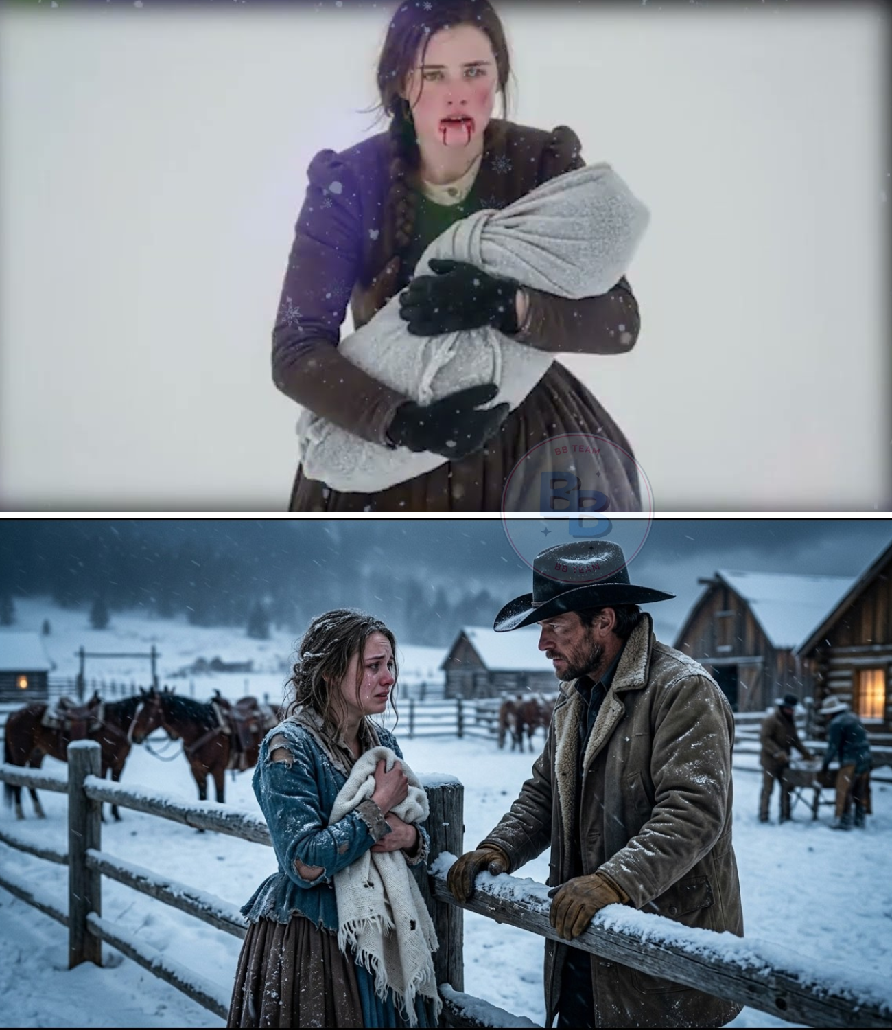 “Take My Baby… Let Her Live.” She Cried—The Rancher’s Next Move Shocked the Whole Town