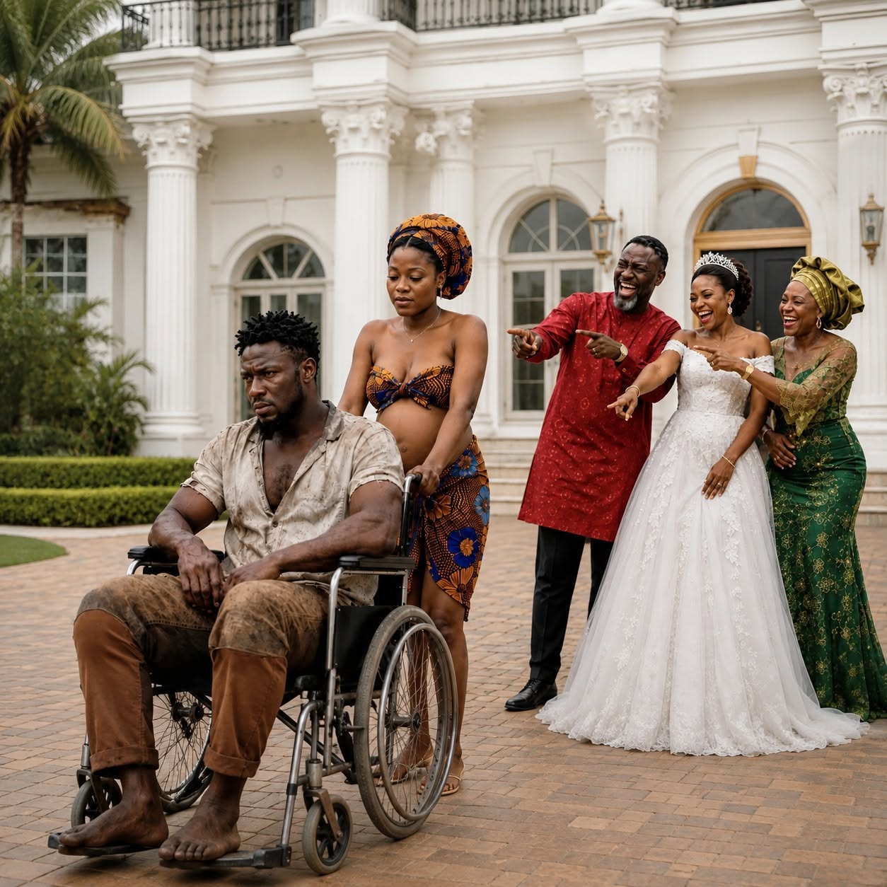 They Laughed When Her Groom Came On A Wheelchair, Unaware He Is The Richest Man