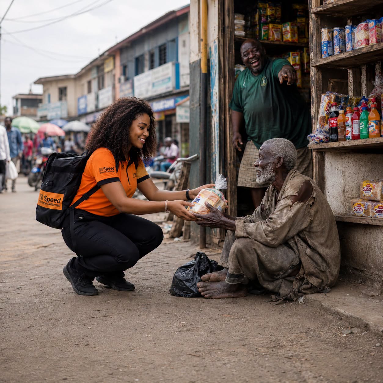 Poor Delivery Girl Bought Bread For A Homeless Old Man, Unaware He The CEO’s Father