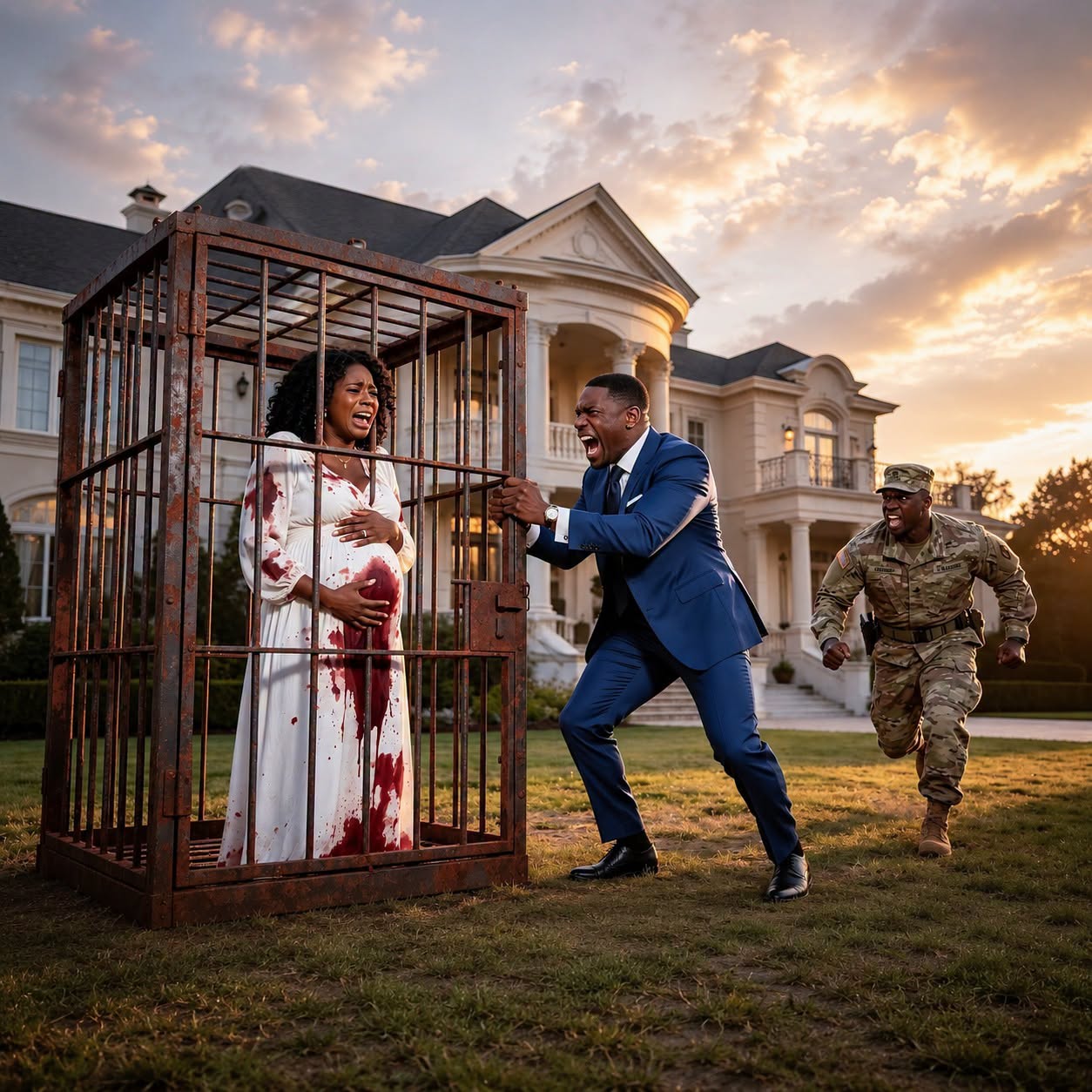 He Locked His Pregnant Wife in a Cage While She Was in Labor Until Her Military Brother Arrived…