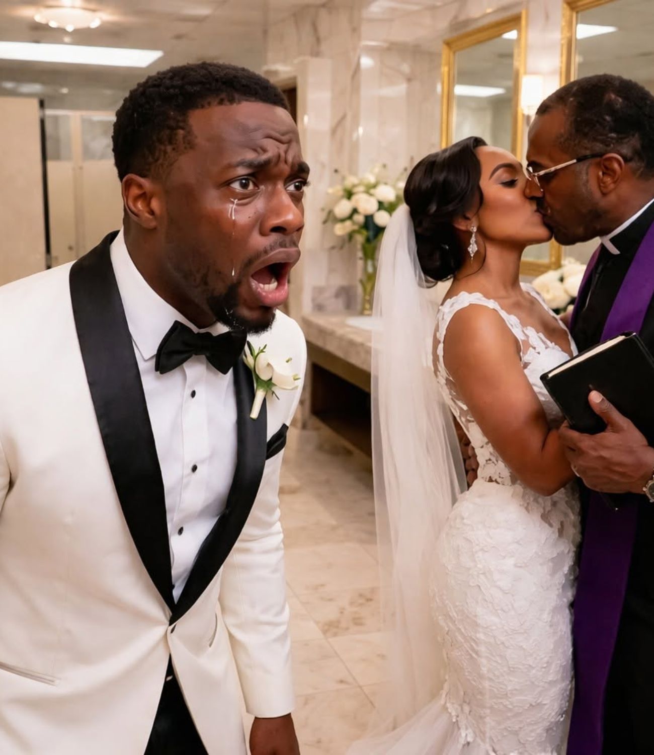 Billionaire Groom Catches His Bride With the Pastor Minutes After Their Wedding — But the Secret Behind Their Betrayal Is Even More Shocking…