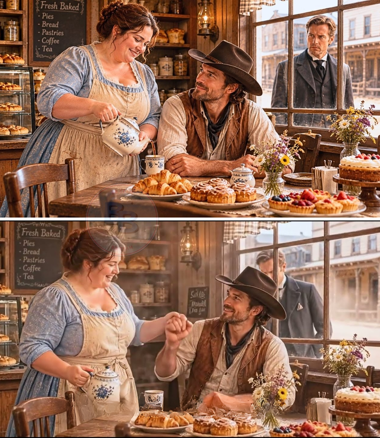 He Left the Chubby Baker Before Their Wedding — THEN I WAS SPEECHLESS AGAIN WHEN I SAW HER HAPPILY WITH THE COWBOY IN THE BAKERY SHE HAD OPENED HERSELF.