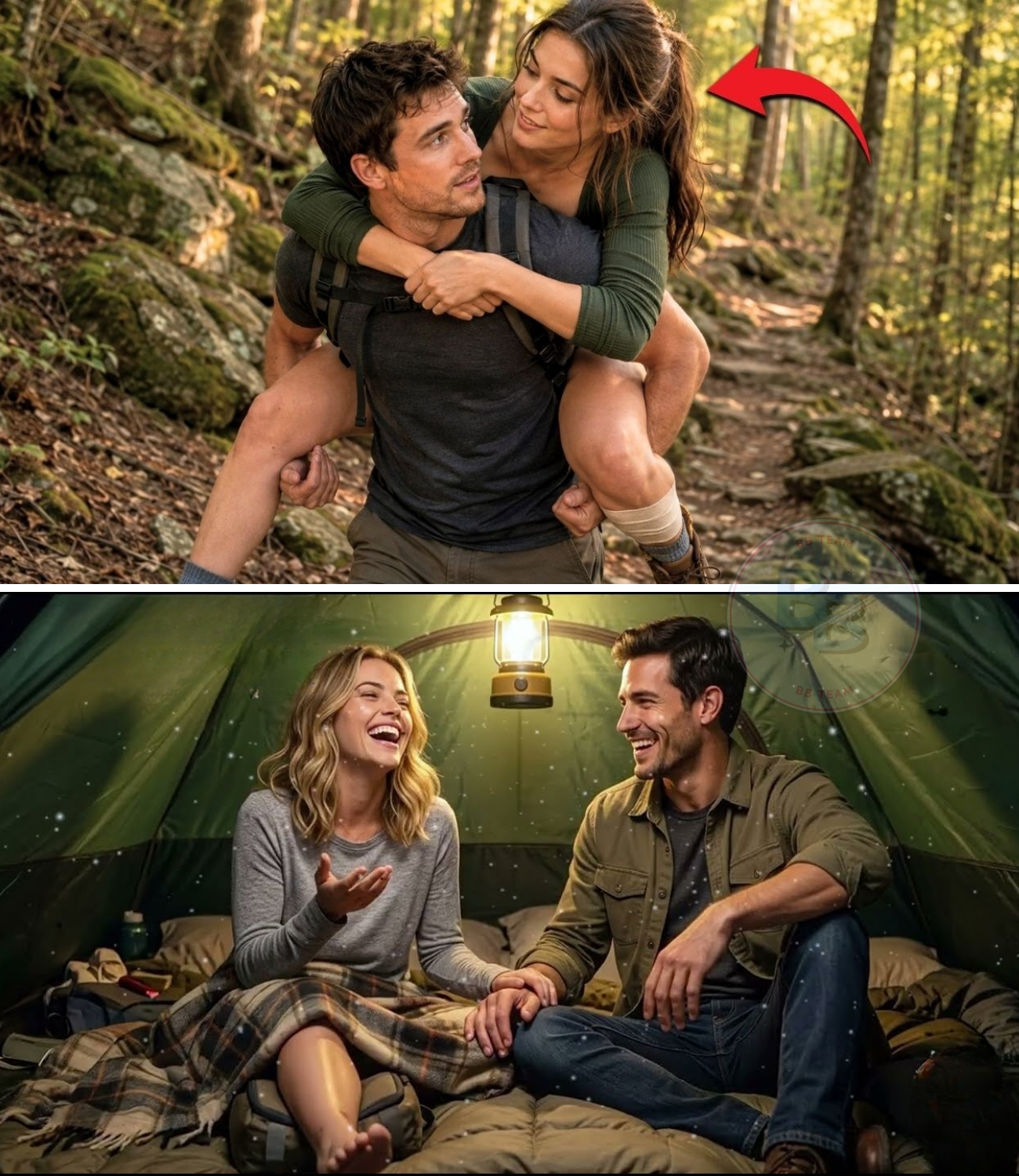 My Best Friend Twisted Her Ankle on Our Camping Trip… “Guess You’re Carrying Me.”