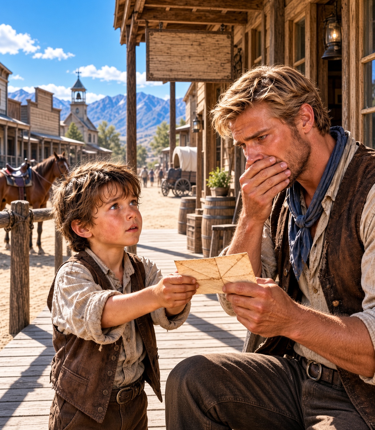 “Mama Said You’d Know What to Do,” the Little Boy Said… The Rancher Froze When He Saw the Letter