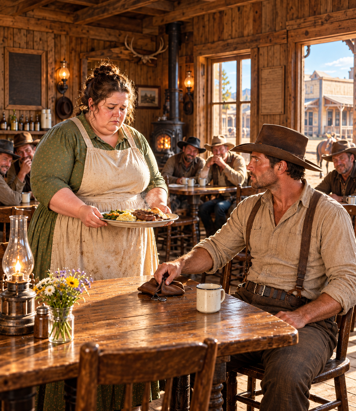 She Worked Three Jobs and Endured Their Mockery—Until a Lonely Cowboy Offered Her a New Beginning
