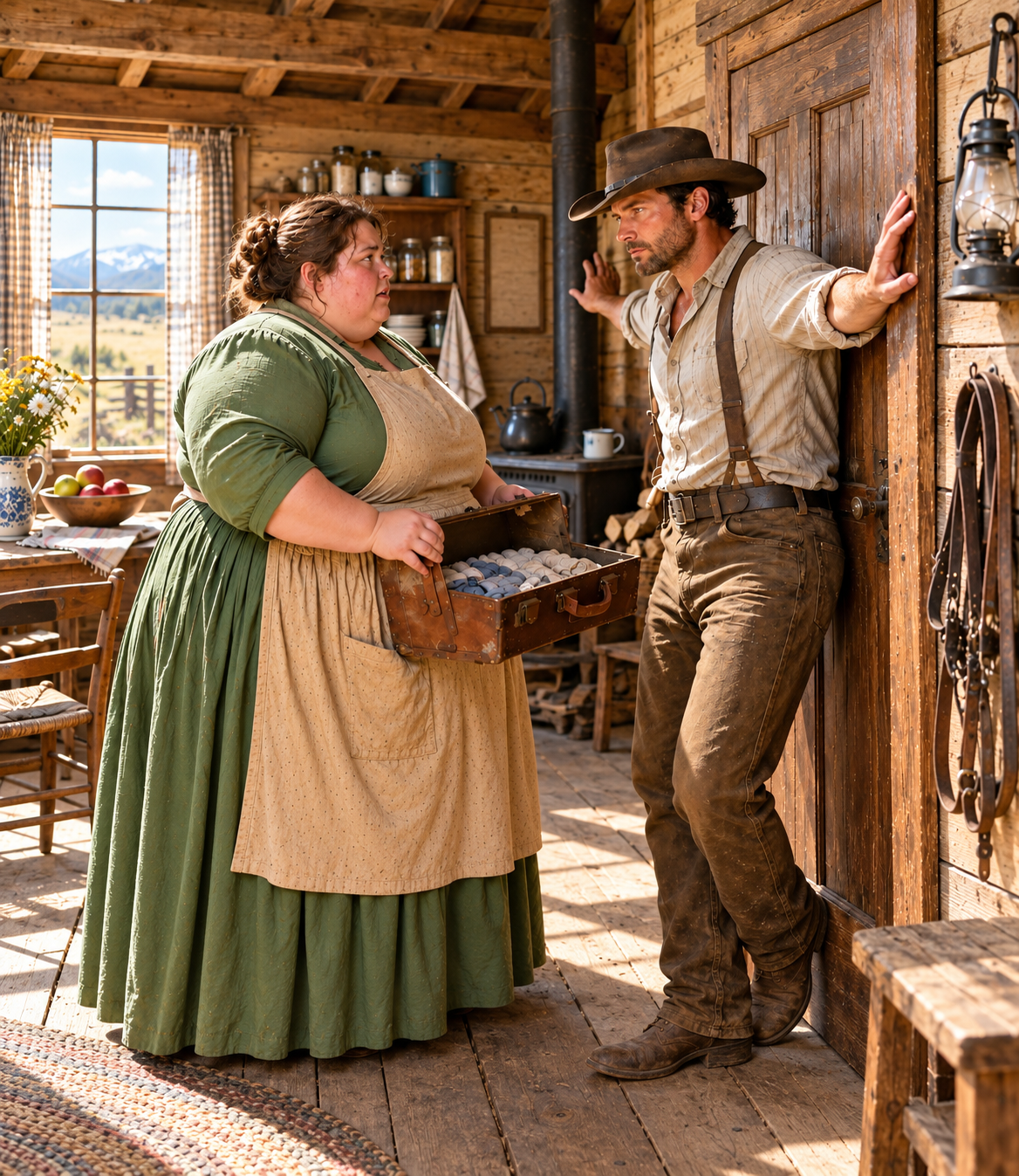 She Thought the Cowboy Wanted Her Gone—Until He Revealed Why His Wagon Was Ready