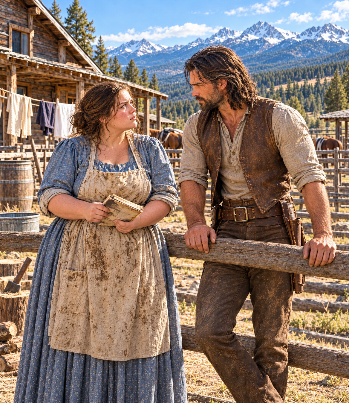 “Mama’s Sick, So I Came Instead”—The Large Woman Rode to His Ranch, and the Rancher Refused to Se…
