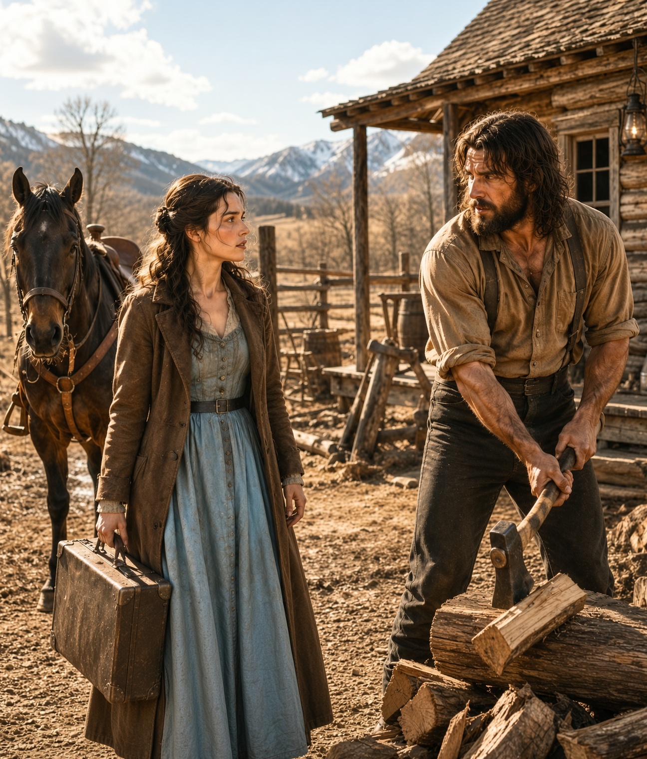 “My Father Said You Needed a Wife…” She Whispered—The Lonely Rancher Never Expected This