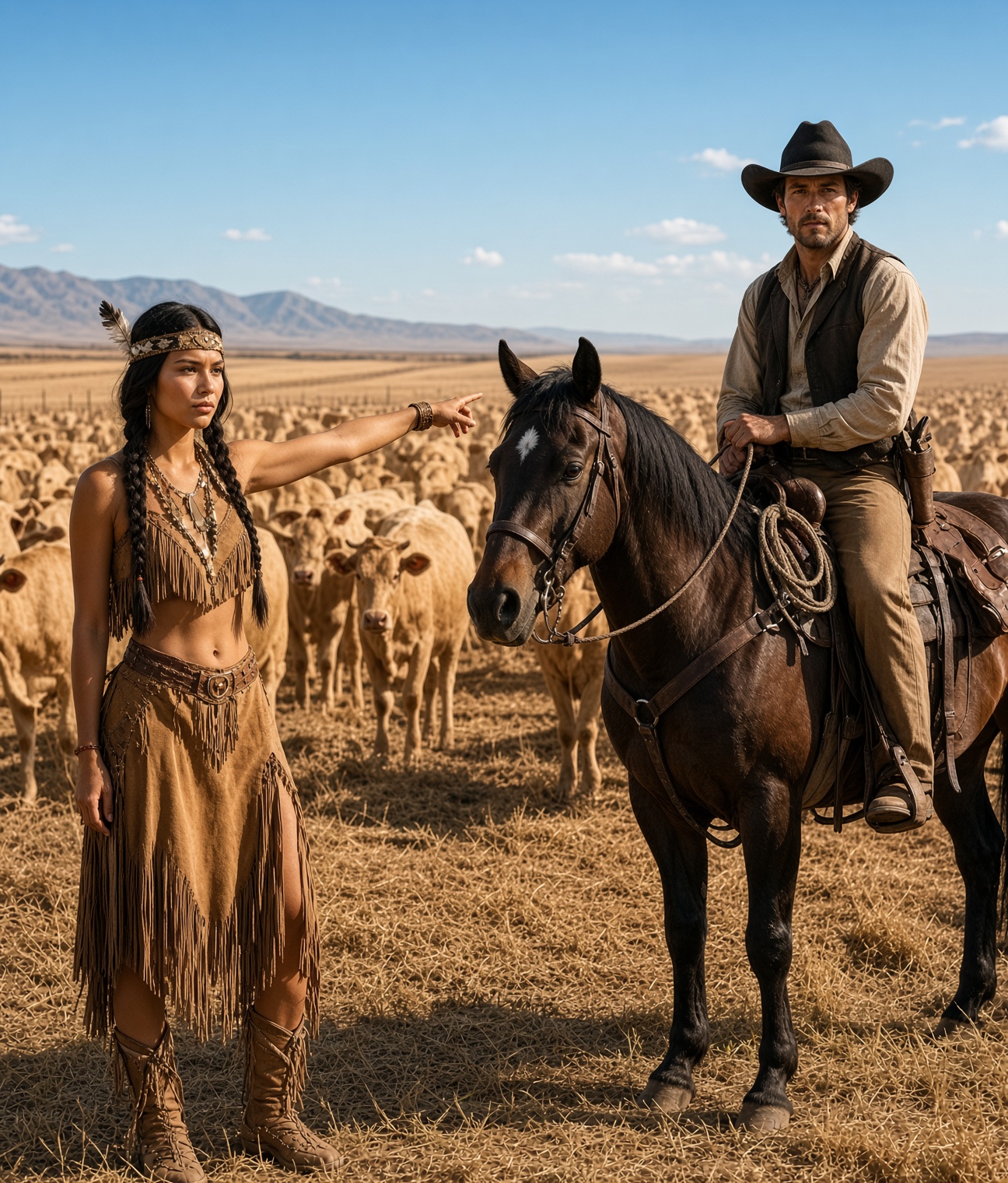 He Searched for Who Stole His Cattle… Then an Apache Woman Revealed a Shocking Secret.