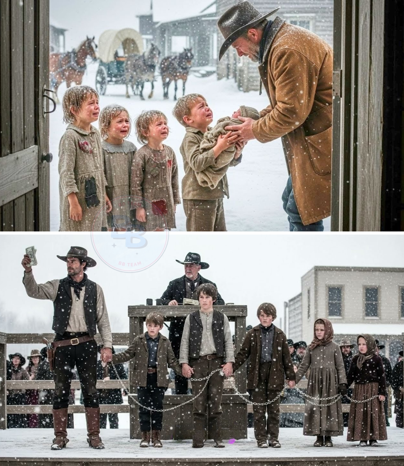 “All of You, Come With Me” — A Lone Cowboy Saved Five Siblings from Being Separated